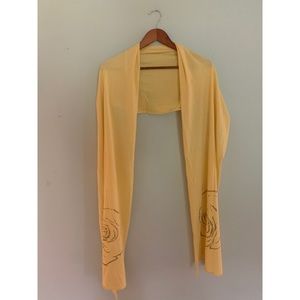 Yellow Rose Temple Scarf